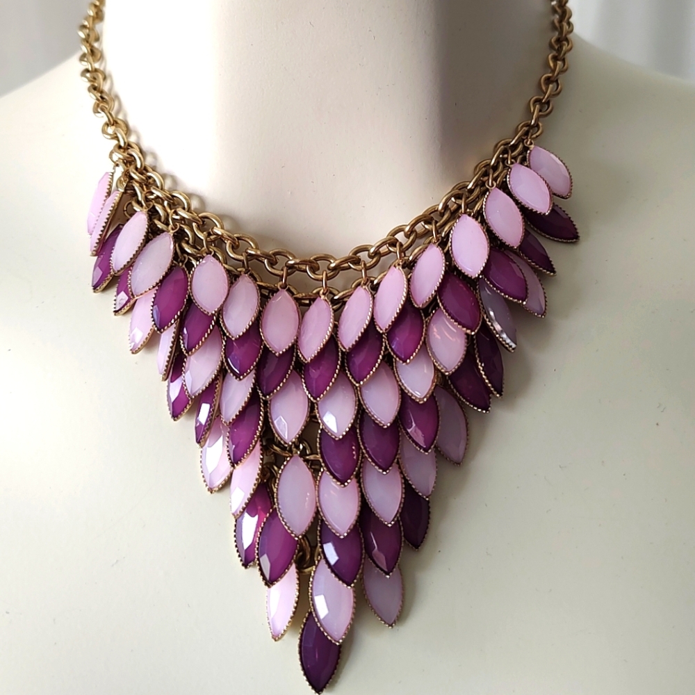 Hot! Layered gems necklace